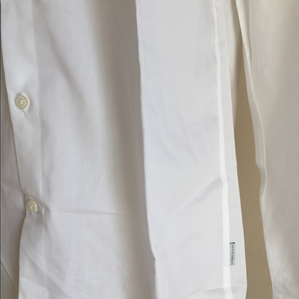 New Perry Ellis men’s dressy shirt White NWT - Picture 2 of 3